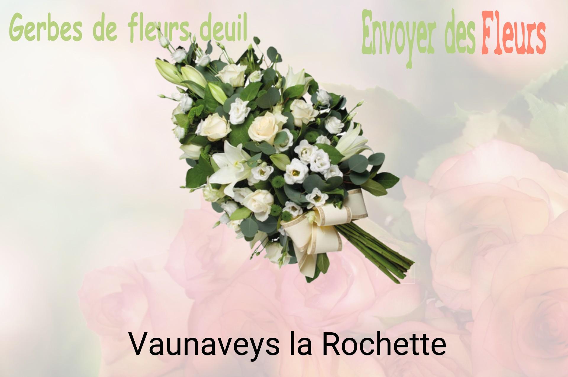 Gerbe de fleurs de deuil livrée à Vaunaveys-la-Rochette